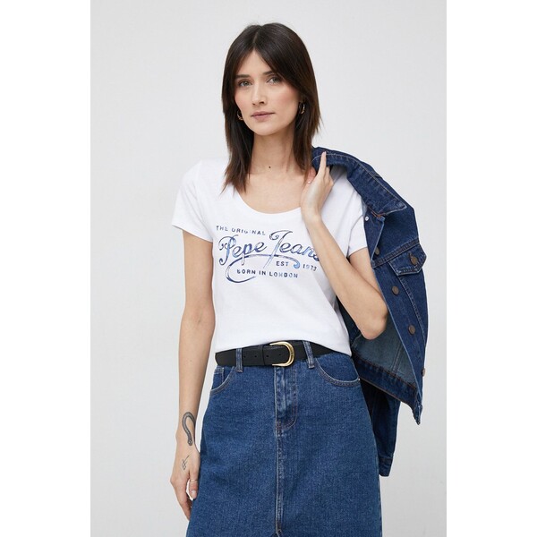 Pepe Jeans t-shirt bawełniany Mery PL505418.800