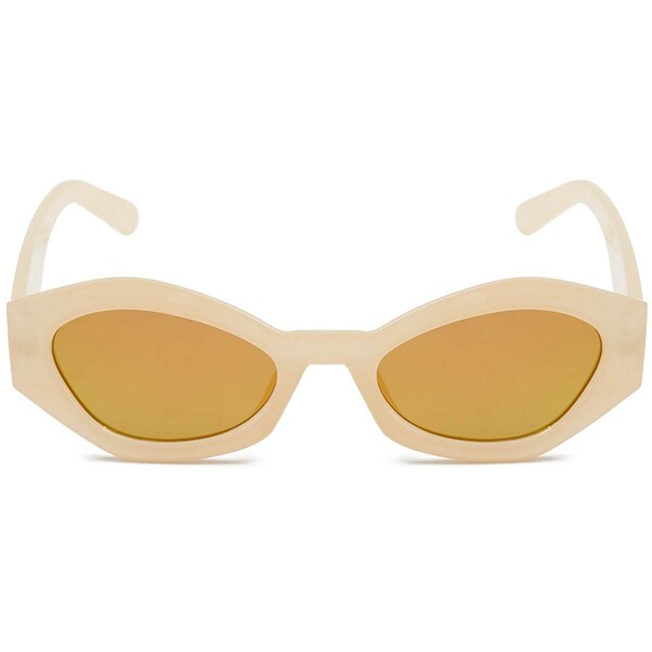 Cropp Żółte okulary przeciwsłoneczne cat eye 0608S-22X