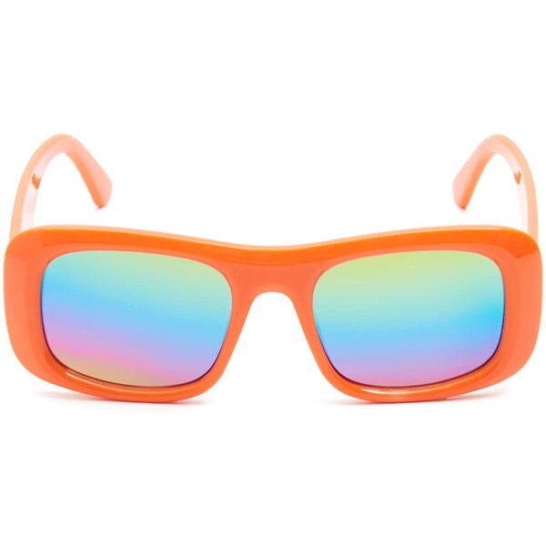 Cropp Pomarańczowe okulary z lustrzanymi szkłami 0622S-22X