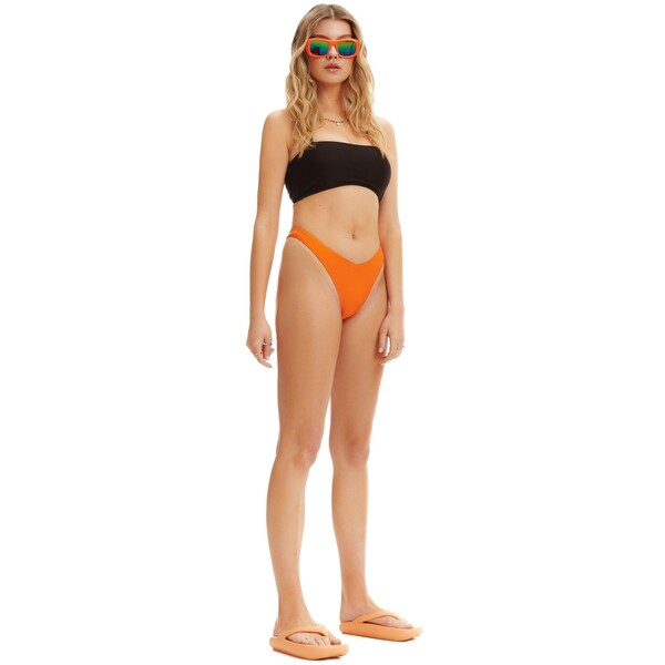 Cropp Pomarańczowe majtki kąpielowe 0633S-22X