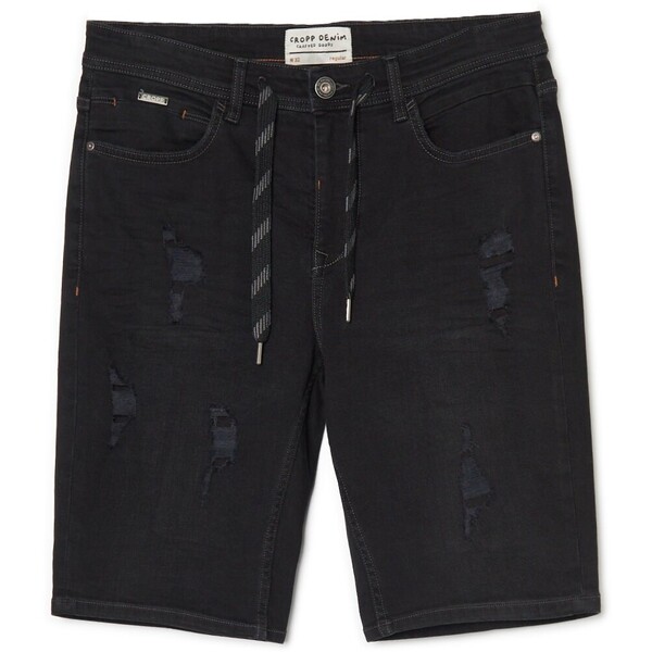Cropp Czarne szorty jeansowe 3027R-99J