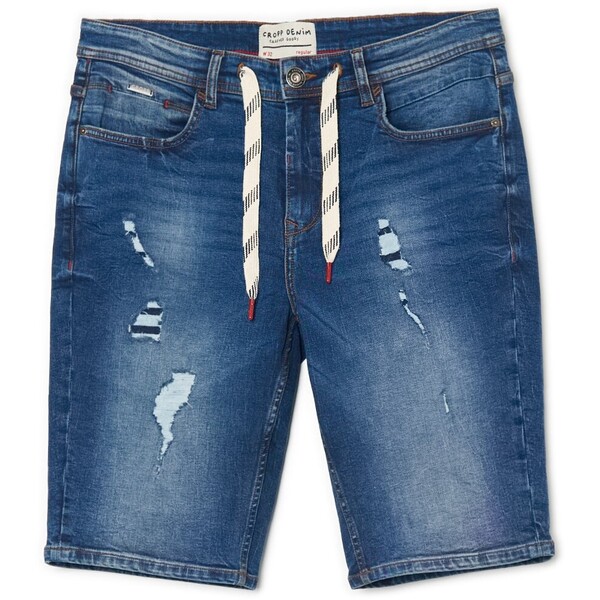 Cropp Ciemnoniebieskie szorty jeansowe 3027R-59J