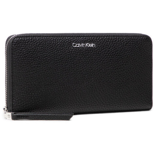 Calvin Klein Duży Portfel Damski Soft Neat Z/A Wallet Lg K60K607177 Czarny