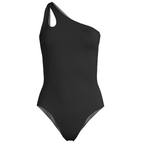 Casall Strój kąpielowy One Shoulder Swimsuit Czarny
