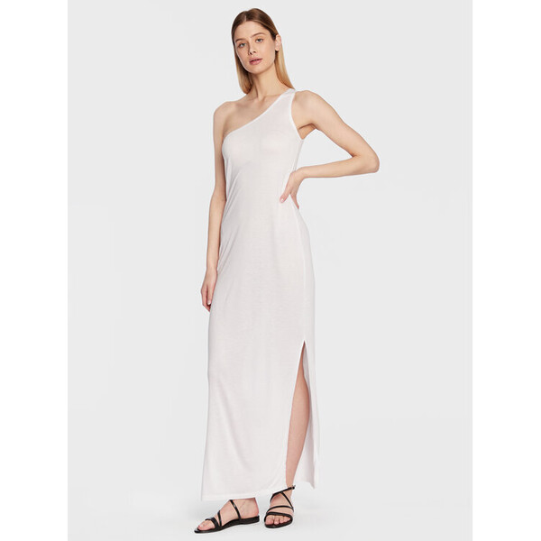 Calvin Klein Swimwear Sukienka plażowa KW0KW02098 Biały Regular Fit