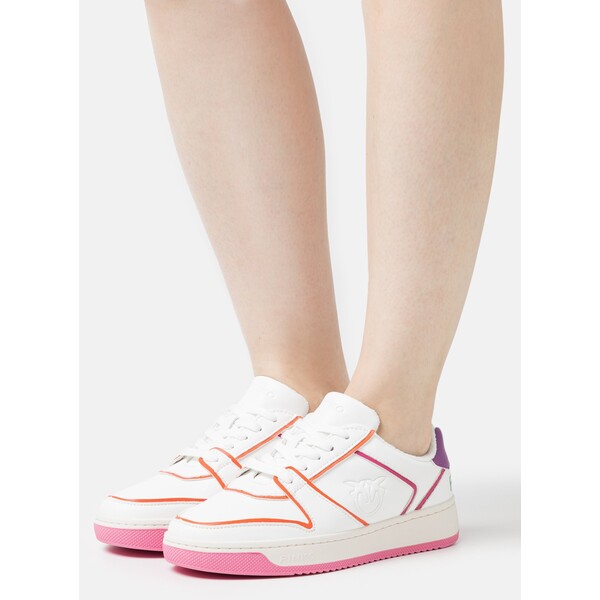 Pinko FLAMINE Sneakersy niskie bianco/fuxia/arancione P6911A03Y-T11