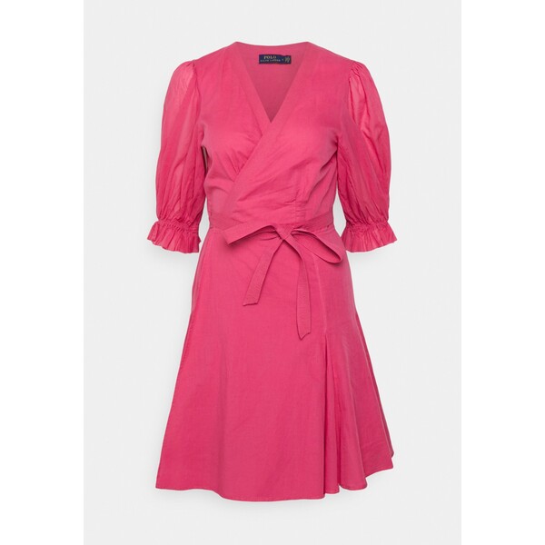 Polo Ralph Lauren SLEEVE DRESS Sukienka letnia adirondack berry PO221C0A3-G11