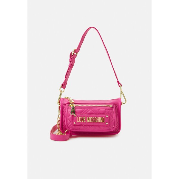 Love Moschino LOVE QUILTED BAG CROSSBODY Torebka fuxia LO951H1DW-J11