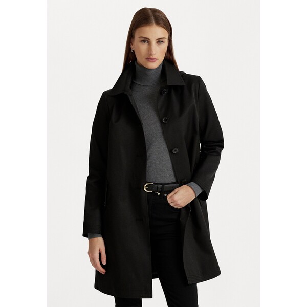 Lauren Ralph Lauren Petite HOODED LINED COAT Krótki płaszcz black LAR21U01E-Q11