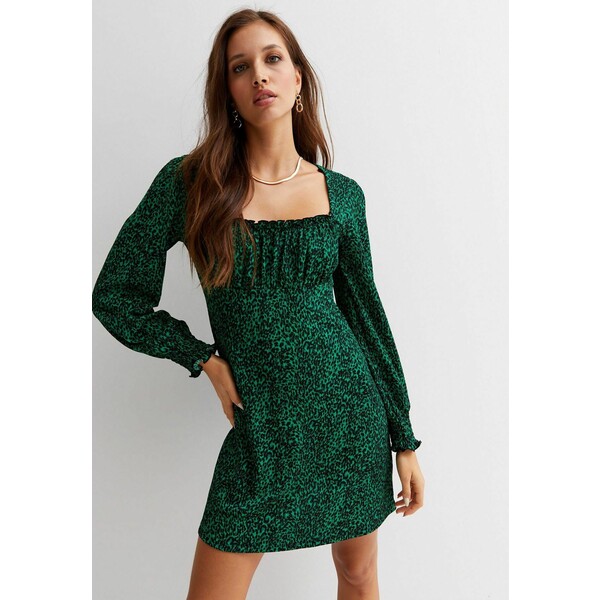 New Look MILKMAID Sukienka letnia green pattern NL021C1BL-M11
