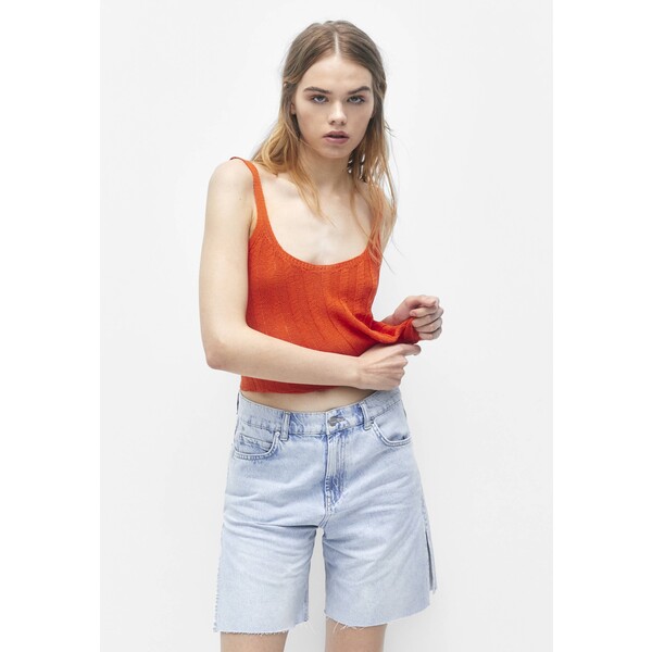 PULL&BEAR WITH THIN STRAPS Top orange PUC21D2DP-H11