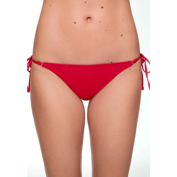 OYSHO MID-RISE WITH TIES Dół od bikini red OY181I0N9-G11