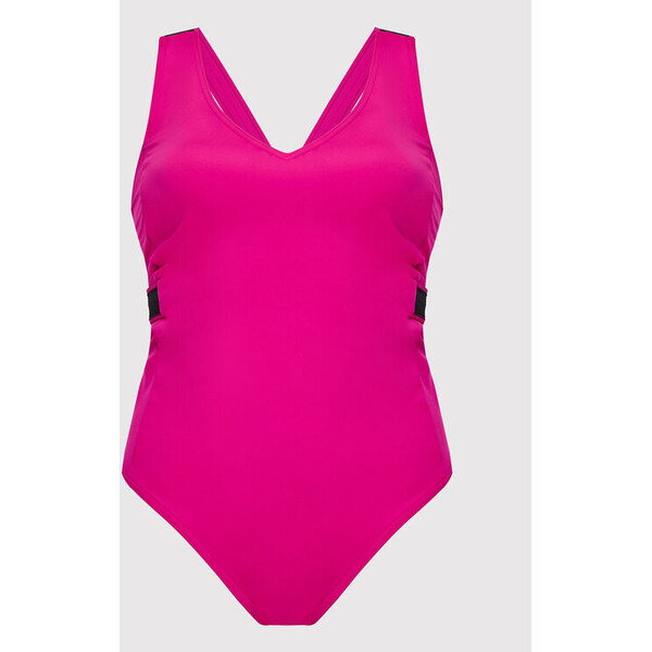 Calvin Klein Swimwear Strój kąpielowy Plunge KW0KW01667 Różowy