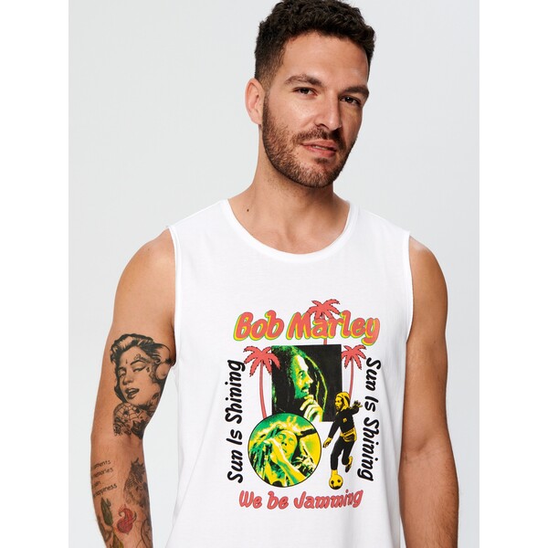 Sinsay Koszulka tank top Bob Marley 0131T-00X