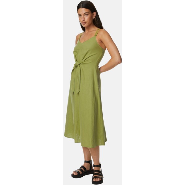 Marks & Spencer V NECK Sukienka letnia medium green QM421C0IG-M11