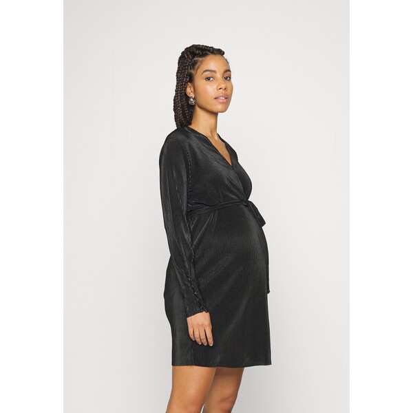 Vero Moda Maternity VMMTESSIE SHORT DRESS Sukienka letnia black VE129F004-Q11