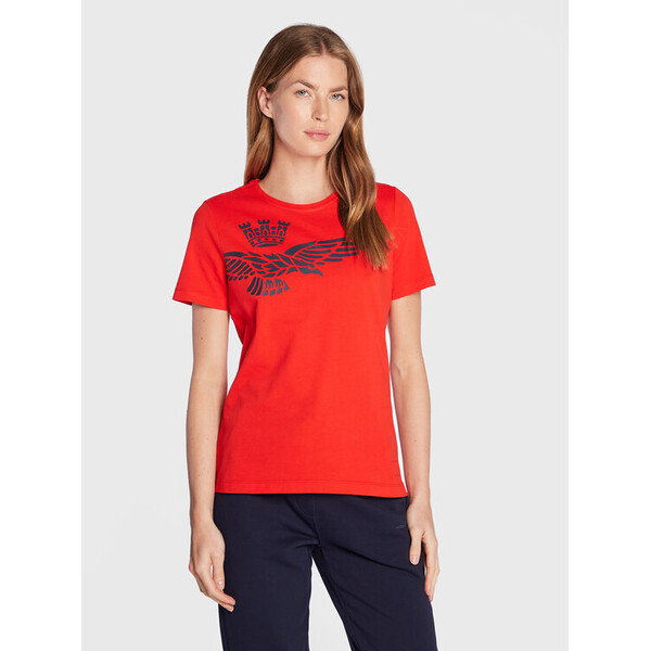 Aeronautica Militare T-Shirt 222TS1992DJ550 Czerwony Regular Fit