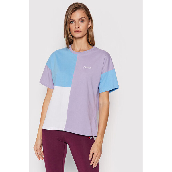 PROSTO. T-Shirt KLASYK Mousse Violet 1061 Fioletowy Regular Fit