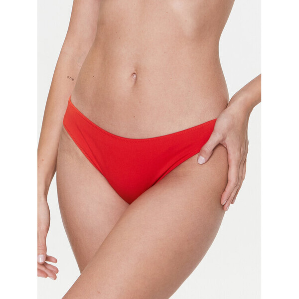 Calvin Klein Swimwear Dół od bikini KW0KW01987 Czerwony