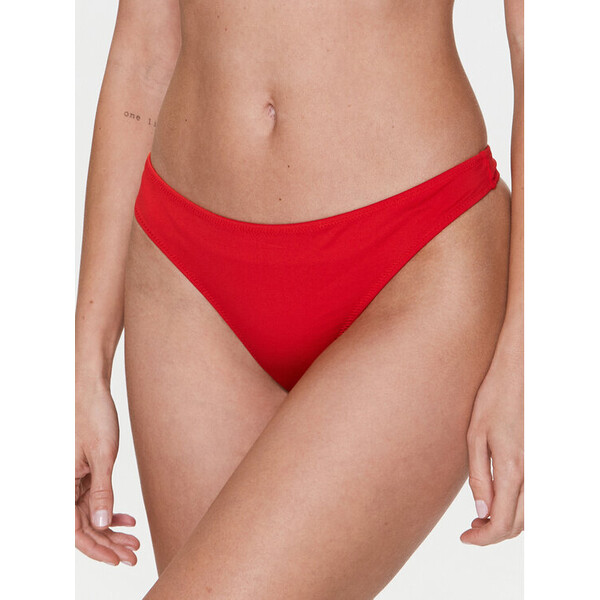 Calvin Klein Swimwear Dół od bikini KW0KW02064 Czerwony