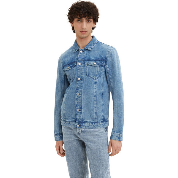 Tom Tailor Denim Kurtka jeansowa 1035513 Niebieski