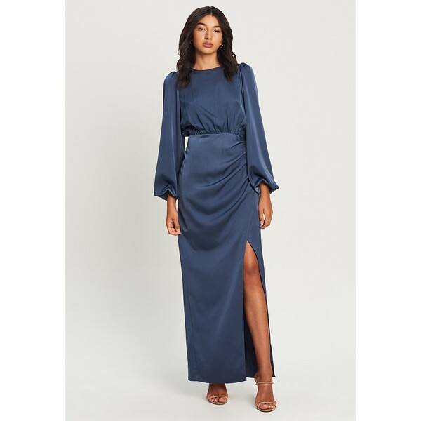 CHANCERY BLYTHE Długa sukienka petrol blue CFZ21C09W-K11