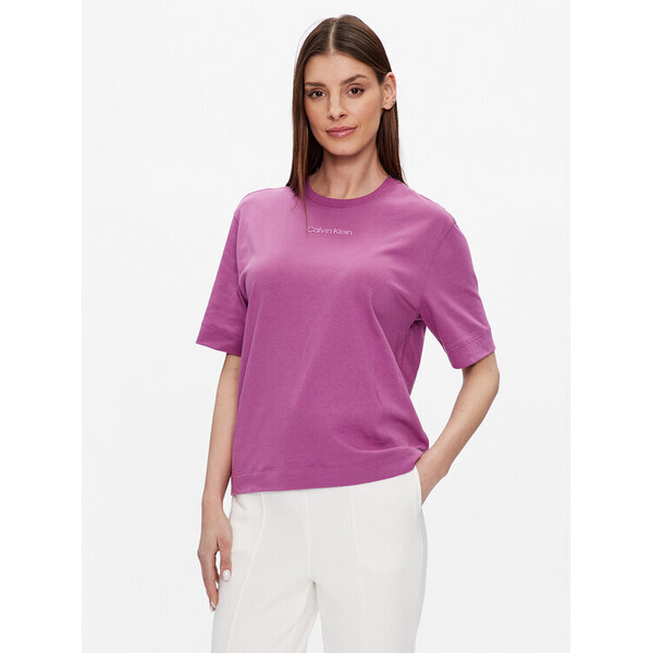Calvin Klein Performance T-Shirt 00GWS3K104 Różowy Relaxed Fit