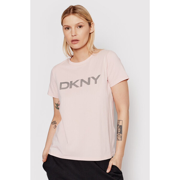 DKNY Sport T-Shirt DP1T6749 Różowy Regular Fit