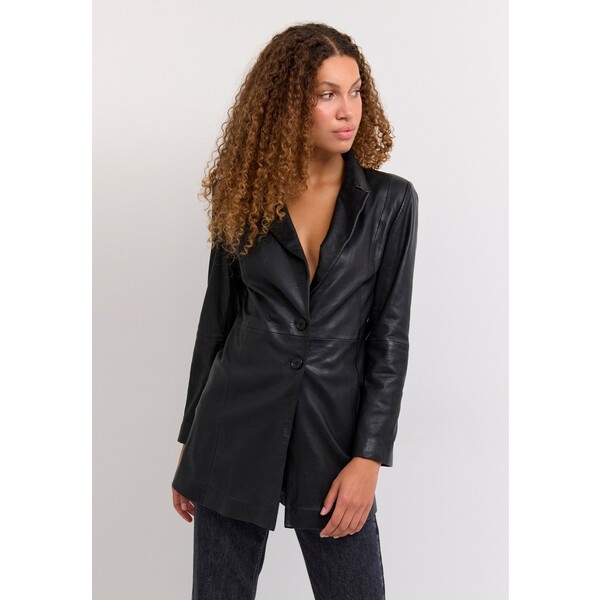 My Essential Wardrobe ANNY Krótki płaszcz black MYR21U00C-Q11