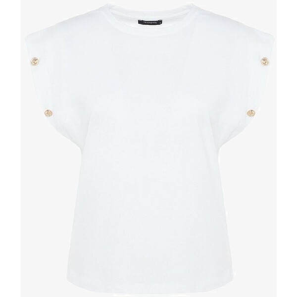 Trendyol T-shirt basic white TRU21D0U0-A11