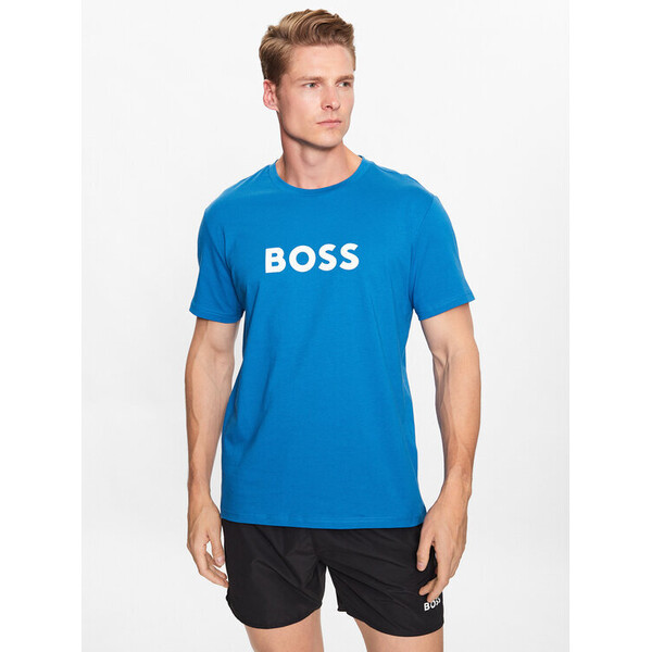Boss T-Shirt 50491706 Niebieski Regular Fit