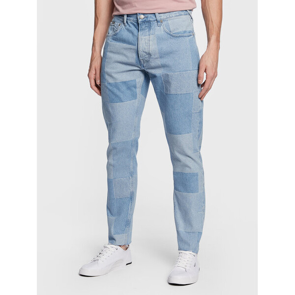 Pepe Jeans Jeansy Callen Weave PM206815 Niebieski Relaxed Fit