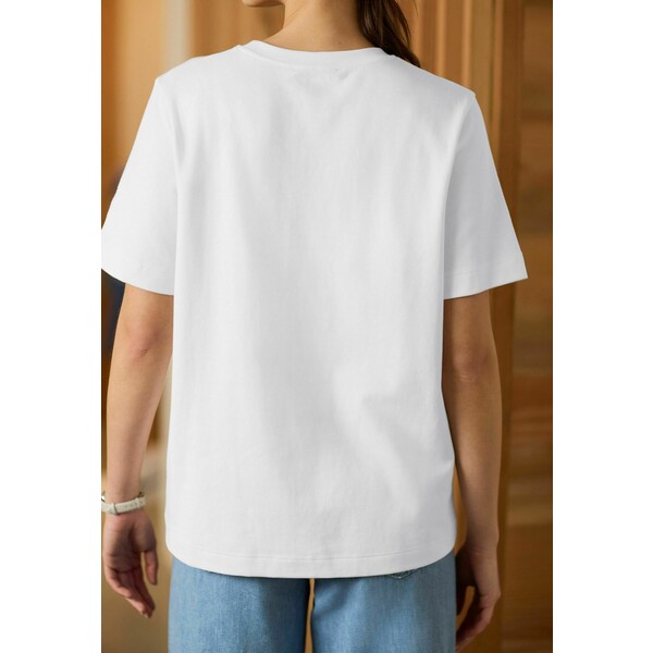 Next HEAVYWEIGHT SHORT SLEEVE CREW NECK PETITE T-shirt basic white NX321D1IK-A11