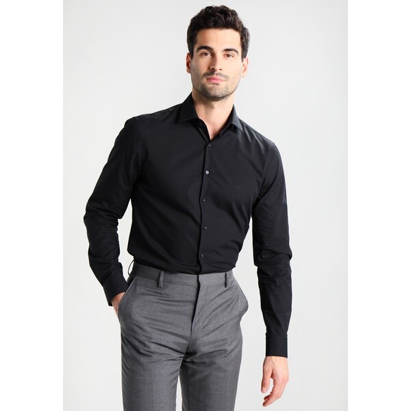 Calvin Klein Tailored BARI SLIM FIT Koszula biznesowa black CK122D00J-Q11