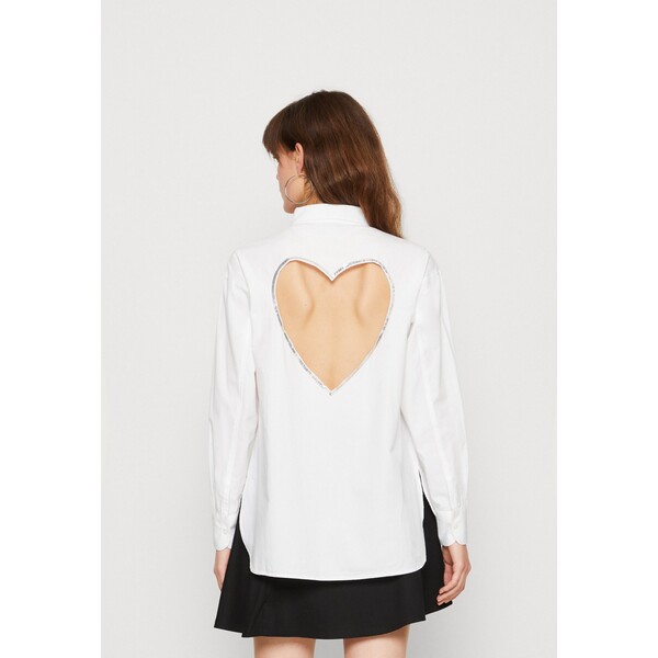 Never Fully Dressed HEART BACK SHIRT Koszula white NEN21E01J-A11
