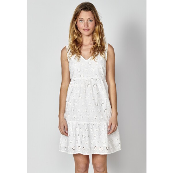 Koroshi Sukienka letnia blanco white KOL21C05Z-A11