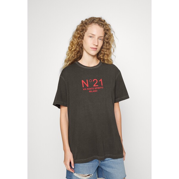 N°21 T-shirt z nadrukiem N3121D01O-Q11