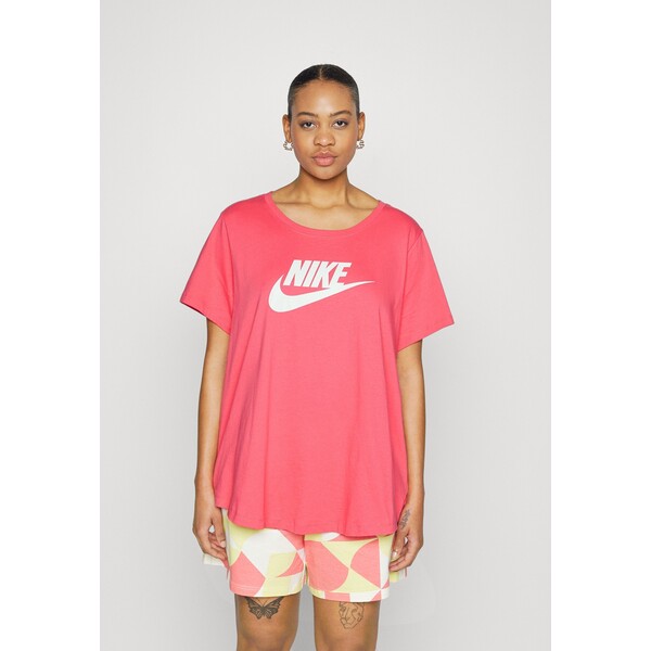 Nike Sportswear TEE T-shirt z nadrukiem sea coral/(white) NI121D0RA-J12