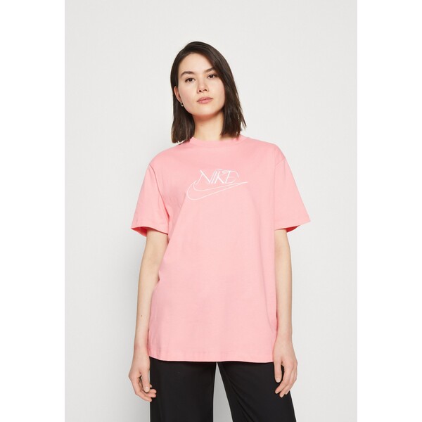 Nike Sportswear TEE T-shirt z nadrukiem coral chalk NI121D0SN-G11