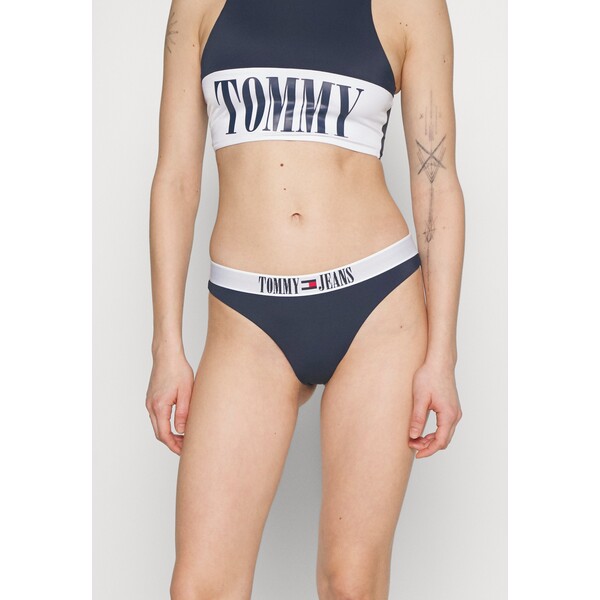 Tommy Jeans BRAZILIAN Dół od bikini twilight navy TOB81I006-K11