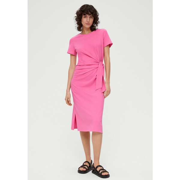 s.Oliver STRETCH Sukienka z dżerseju pink SO221C1BG-J11