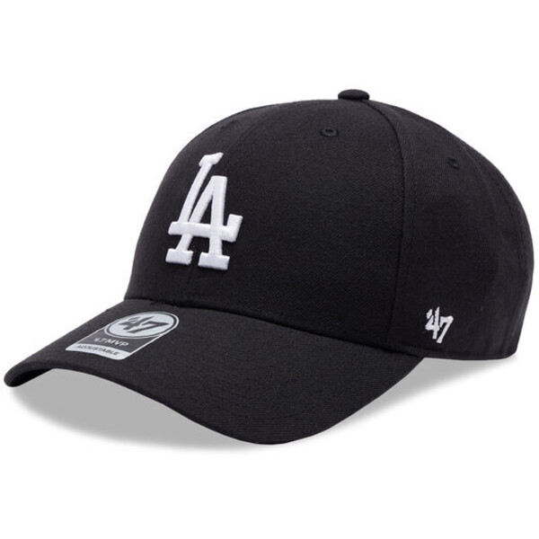 47 Brand Czapka z daszkiem MLB Los Angeles Dodgers B-MVPSP12WBP Czarny