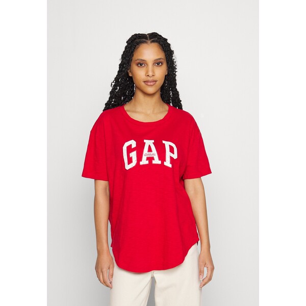 GAP Petite T-shirt z nadrukiem modern red GAG21D01N-G11
