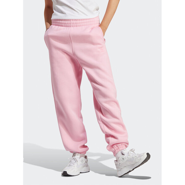 adidas Spodnie dresowe Essentials Fleece Joggers IA6435 Różowy Regular Fit