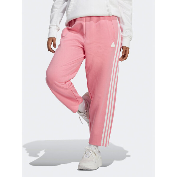 adidas Spodnie dresowe Future Icons 3-Stripes Tracksuit Bottoms IC0543 Różowy Loose Fit