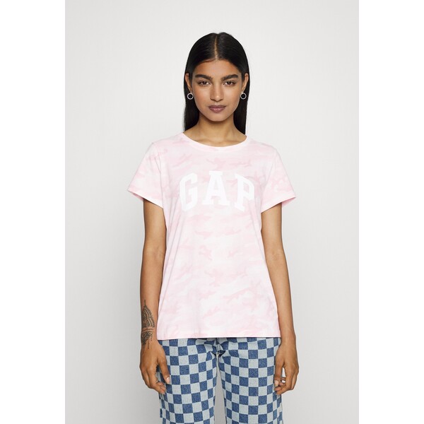 GAP Petite TEE T-shirt z nadrukiem pink camo GAG21D00H-J11