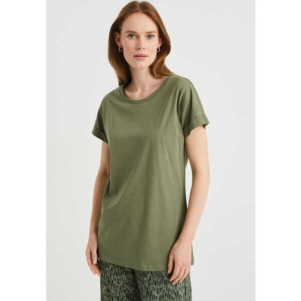 WE Fashion REGULAR FIT T-shirt basic green WF521D0AJ-M11