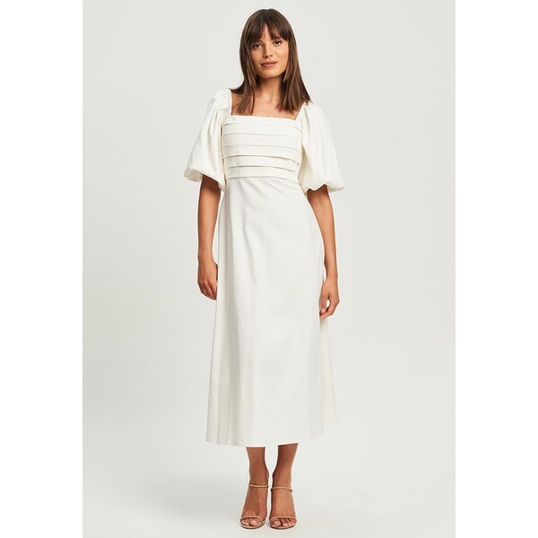 TUSSAH ROSANNA Sukienka letnia white TUQ21C0HU-A11
