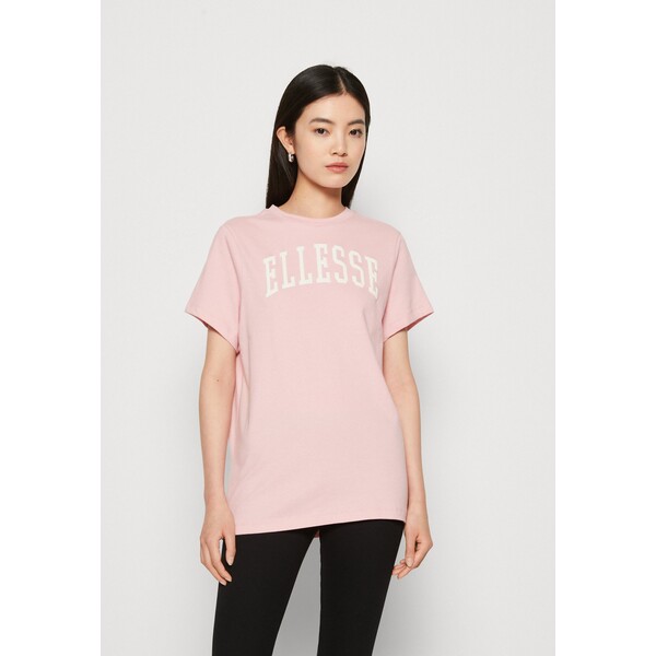 Ellesse TRESSA T-shirt z nadrukiem light pink EL921D0B5-J11