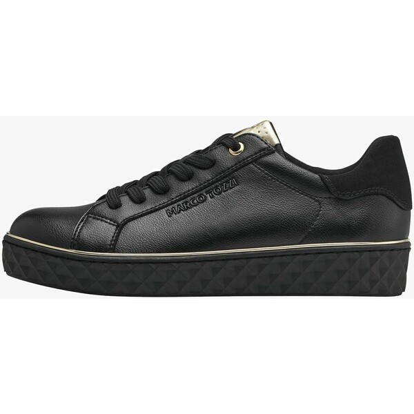 Marco Tozzi Sneakersy niskie black/gold M3111A1Q8-Q11